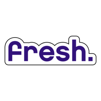 Fresh Sticker (Purple)